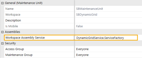Workspace Assembly Service = DynamicGridService.ServiceFactory